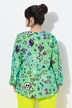 Blusa, ajuste cómodo, estampado de cómic Escote de túnica