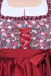 Mini-dirndl, snøring, firkantet udskæring, ærmeløs