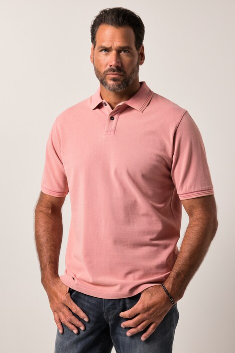 JP1880 Poloshirt, Halbarm, Piqué, Vintage Look, bis 8 XL