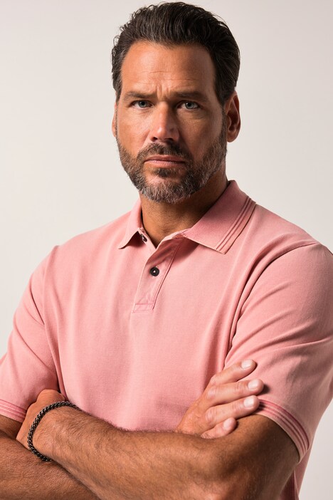 JP1880 Poloshirt, Halbarm, Piqué, Vintage Look, bis 8 XL