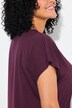 T-shirt dal taglio oversize con stampa glitterata, scollo a V e mezze maniche