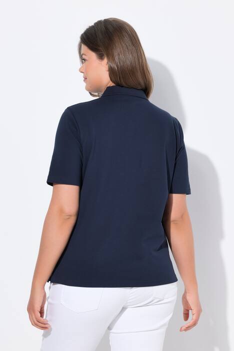 Poloshirt, halflange mouw, polokraag