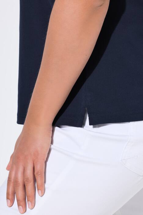 Poloshirt, halflange mouw, polokraag