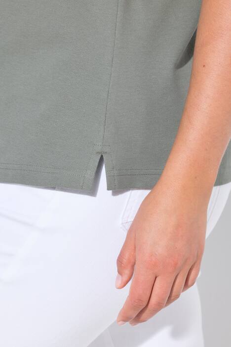 Poloshirt, halflange mouw, polokraag