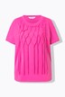 Boxy knotted fringe T-shirt