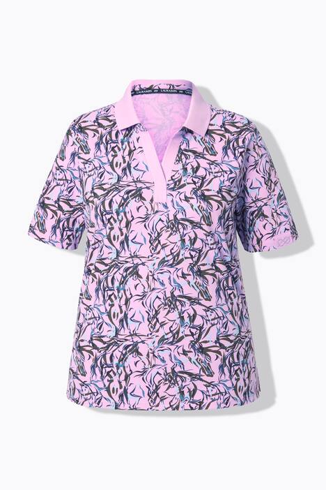 Poloshirt, halflange mouw, polokraag