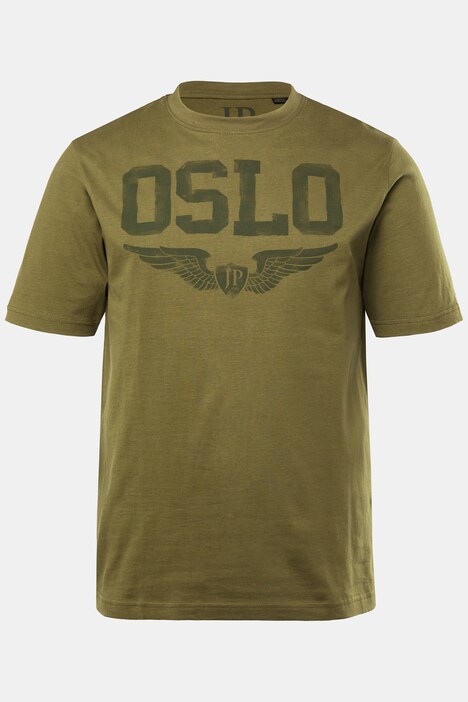 JP1880 T-Shirt, Halbarm, Brustprint, bis 8XL