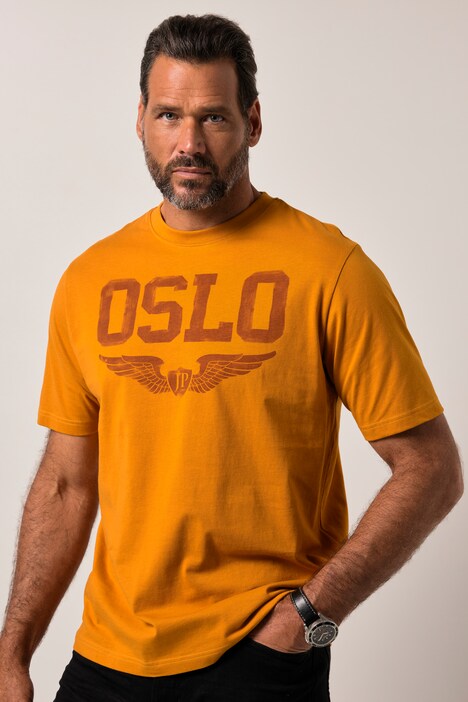 JP1880 T-Shirt, Halbarm, Brustprint, bis 8XL