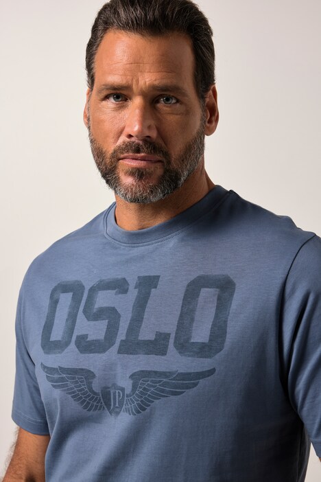 JP1880 T-Shirt, Halbarm, Brustprint, bis 8XL