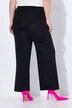 Pantaloni di maglia con taglio della gamba ampio e lungo e cintura elastica