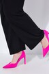 Pantaloni di maglia con taglio della gamba ampio e lungo e cintura elastica