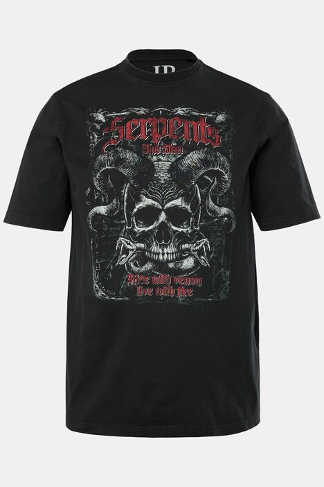 JP1880 T-Shirt, Halbarm, Vintage Look, Brustprint, bis 8 XL