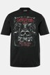 Camiseta JP1880, media manga, look vintage, estampado en el pecho, hasta la talla 8 XL