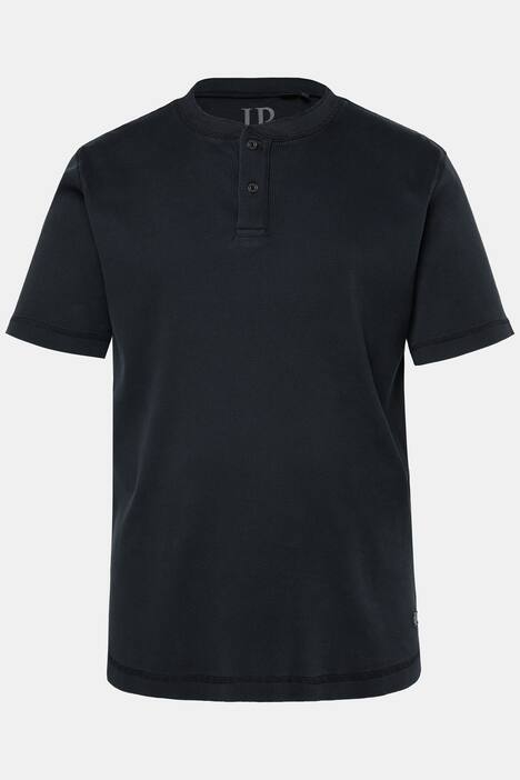 JP1880 Henley FLEXNAMIC®, korte mouwen, ribjersey, vintage look, tot 8XL