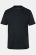 Henley JP 1880 en jersey côtelé. Manches courtes et finition FLEXNAMIC®. Style vintage - jusqu'au 8 XL