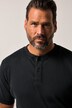 Henley JP 1880 en jersey côtelé. Manches courtes et finition FLEXNAMIC®. Style vintage - jusqu'au 8 XL