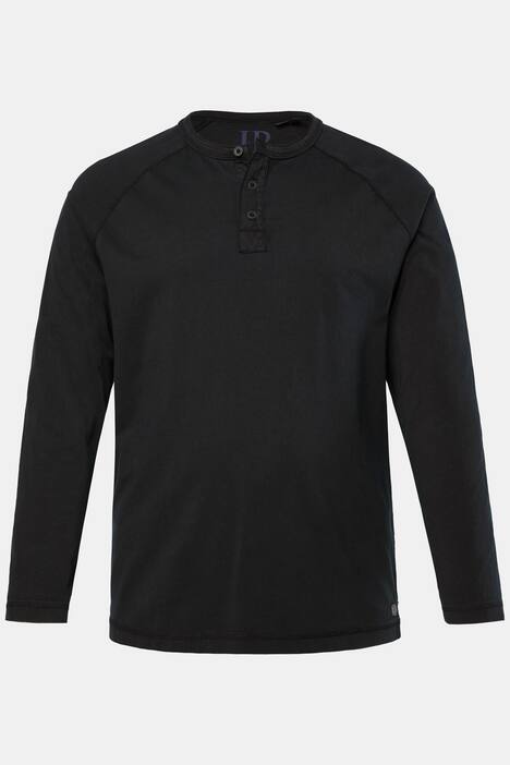 JP1880 henley, lange mouwen, vintage look, tot 8XL