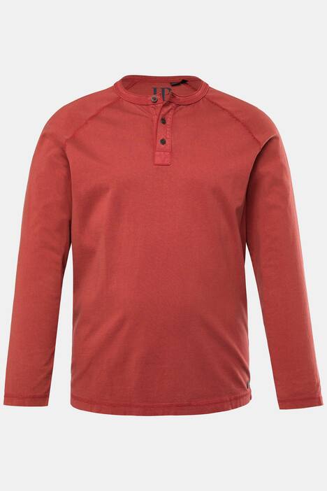 JP1880 henley, lange mouwen, vintage look, tot 8XL