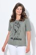 T-shirt, korte ærmer, rund halsudskæring