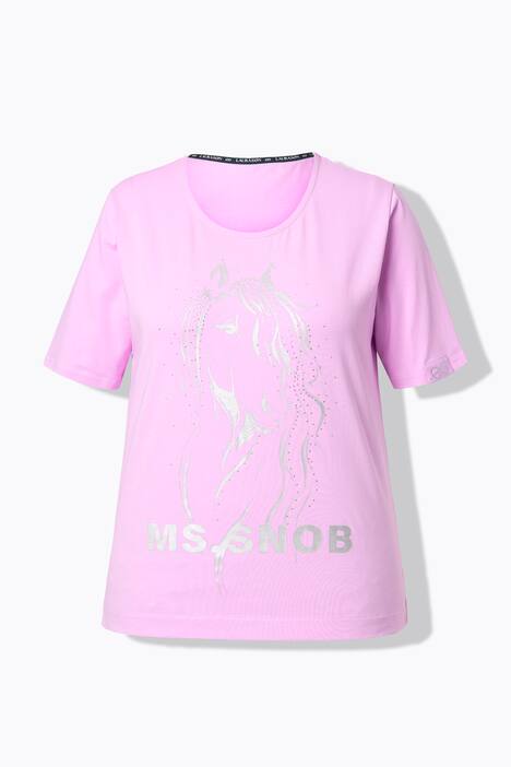T-shirt, halflange mouw, ronde hals