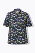 Poloshirt, halflange mouw, opstaande kraag