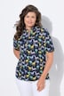 Poloshirt, halflange mouw, opstaande kraag