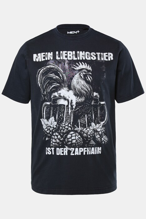 Tričko Men+, tradiční, krátké rukávy, potisk, vintage vzhled, do 8XL