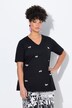 Camiseta, forma en A, lazos de perlas decorativas