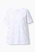 A-line beaded loop T-shirt
