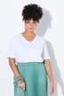 A-line beaded loop T-shirt