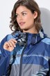 Poncho imperméable unisexe à capuche avec imprimé