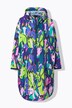 Poncho imperméable unisexe à capuche avec imprimé
