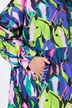 Poncho imperméable unisexe à capuche avec imprimé