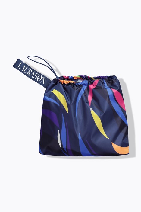 Functionele regencape, unisex, print, capuchon