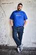 Men+-workwear-farkut, denimiä, normaali istuvuus, 5 taskua, suurin koko 72