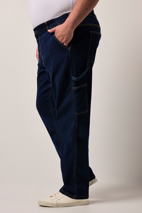 Men+ arbejdsjeans, denim, Regular Fit, 5 lommer, op til str. 72