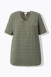 T-shirt, tyrolermønster, A-form, V-udskæring, korte ærmer