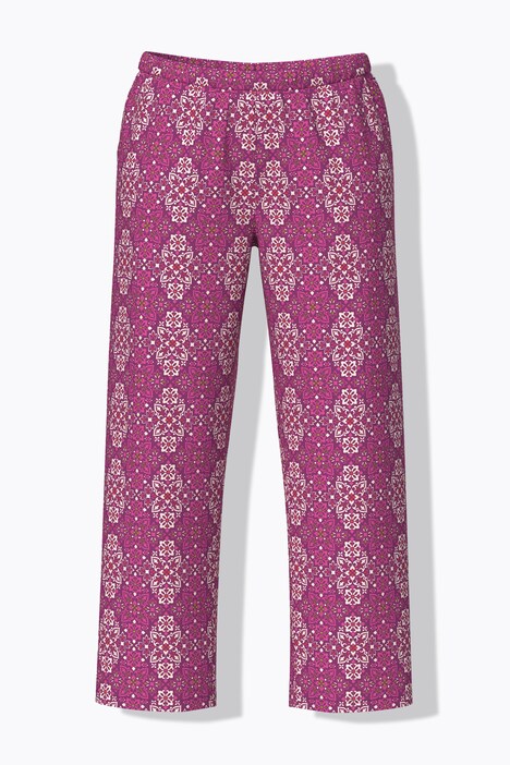 Pyjama, ruiten, V-hals, korte mouwen
