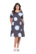 Šaty, krátké rukávy, kulatý výstřih, OEKO-TEX MIG