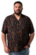 Viskózová košile Men+, krátké rukávy, plošný potisk, Cuba límeček, Cuba střih, do 8XL