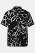 Men+ viskose-skjorte, korte ærmer, alloverprint, Cubakrave, Cuba Fit, op til str. 8XL