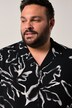 Men+ viskose-skjorte, korte ærmer, alloverprint, Cubakrave, Cuba Fit, op til str. 8XL