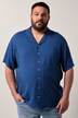 Men+ viskose-skjorte, korte ærmer, alloverprint, Cubakrave, Cuba Fit, op til str. 8XL
