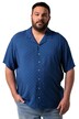 Viskózová košile Men+, krátké ruávy, plošným potisk, Cuba límeček, Cuba střih, do 8XL