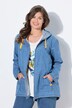 Parka en jean à capuche