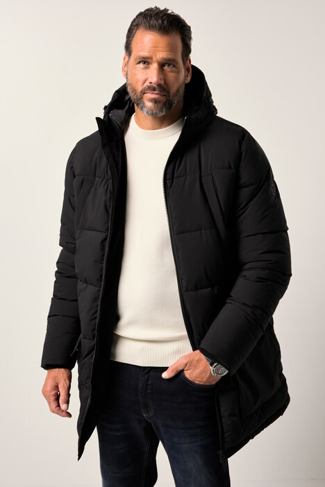 JP 1880 parka, capuchon, doorgestikte voering, veel zakken, tot 7XL