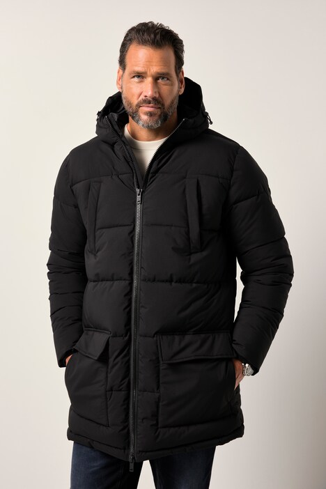 JP 1880 parka, capuchon, doorgestikte voering, veel zakken, tot 7XL