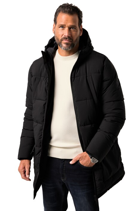 Parka JP1880, kapuce, prošívaná podšívka, mnoho kapes, do 7XL