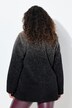 Manteau en polaire bouclée, col montant et boutons-pression, dégradé de couleurs
