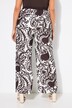 Pantalon esprit portefeuille. Jambe large et taille confortable